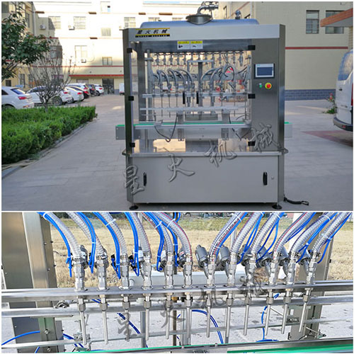 小型玻璃水灌裝機細節(jié)圖