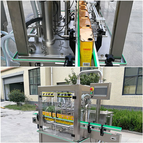 自動化醬油醋灌裝機械流水線細(xì)節(jié)