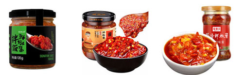 鮮椒醬全自動生產(chǎn)線設(shè)備樣品圖