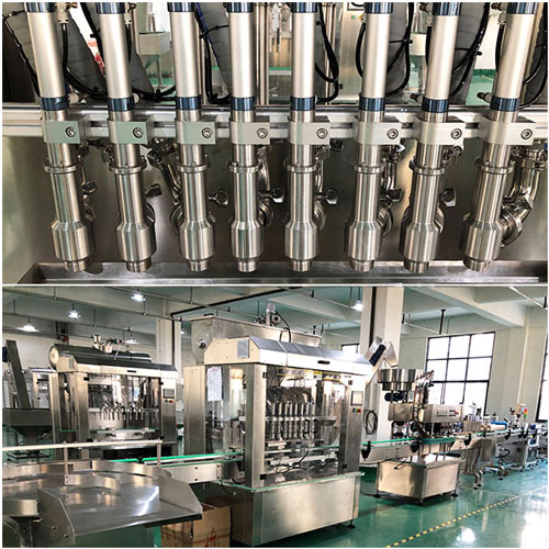 自動(dòng)化青椒醬灌裝機(jī)械實(shí)拍圖