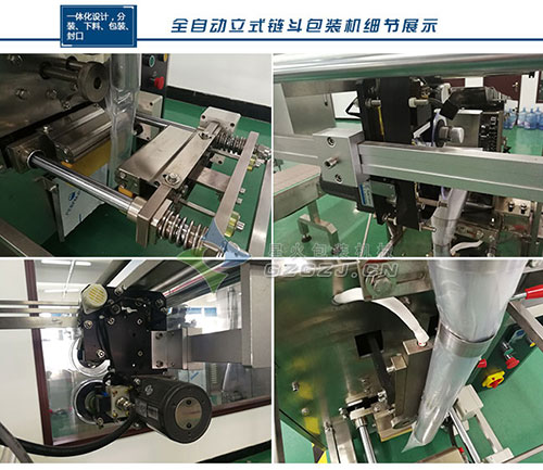 堅果類鏈斗包裝機械細(xì)節(jié)展示
