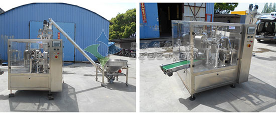 燒烤醬包裝機廠房外實拍展示