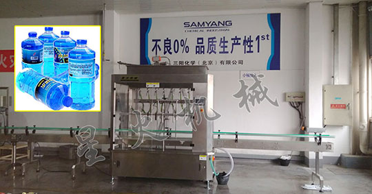 玻璃水自動灌裝機