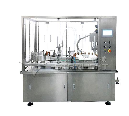 口服液灌裝旋蓋一體機(jī)-全自動(dòng)口服液灌裝旋蓋一體機(jī)