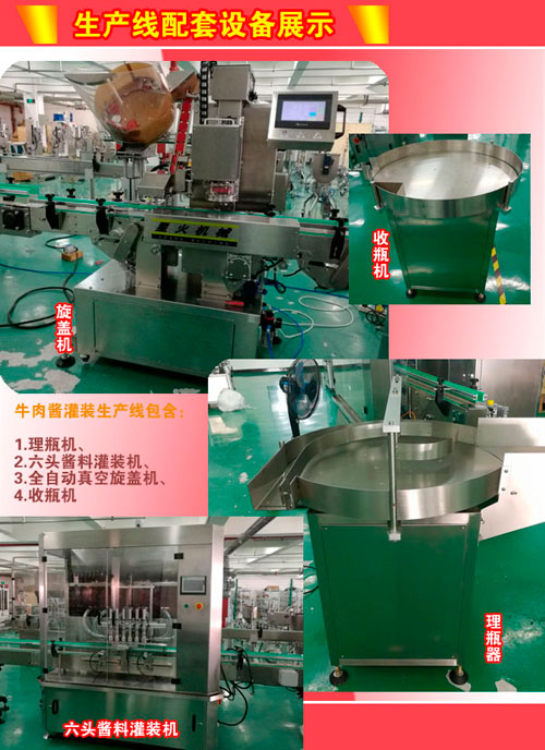 全自動灌裝旋蓋貼標(biāo)生產(chǎn)線組成設(shè)備