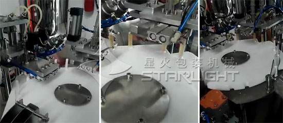 外用凝膠灌裝生產(chǎn)線細(xì)節(jié)展示