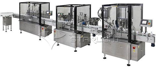 漱口水灌裝生產(chǎn)線-全自動日化液體灌裝生產(chǎn)線線