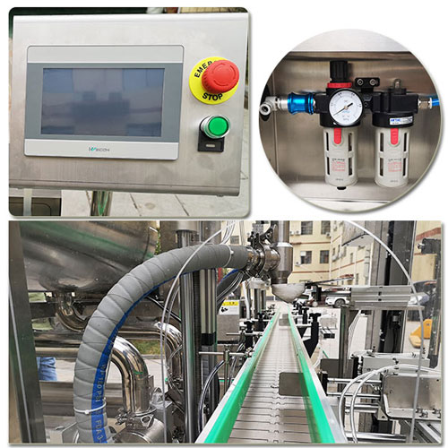 辣椒醬灌裝加油加汁生產(chǎn)線細節(jié)