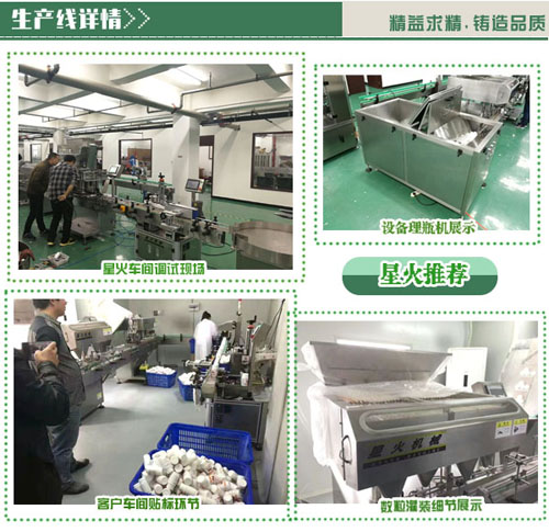 鈣片理瓶灌裝封口貼標(biāo)生產(chǎn)線