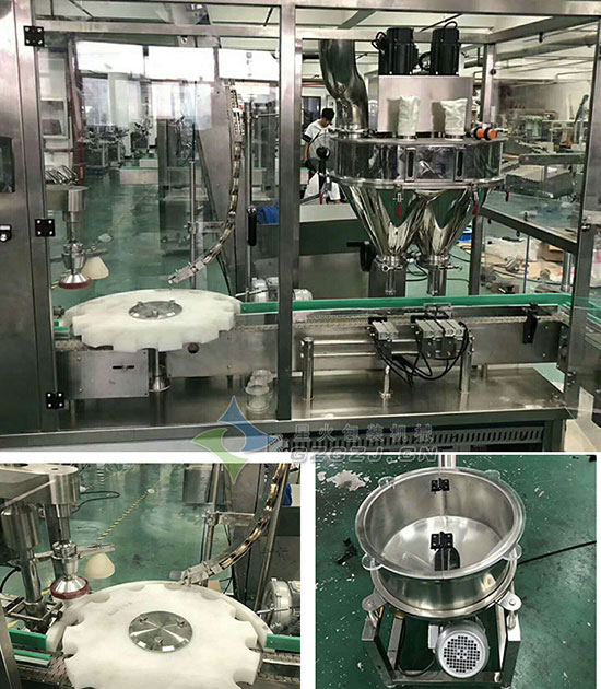 雙頭醬料灌裝機(jī)在展會(huì)上大放異彩