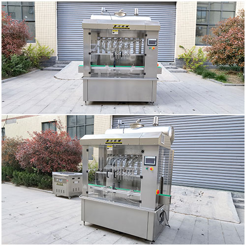 全自動(dòng)調(diào)味品灌裝機(jī)實(shí)拍