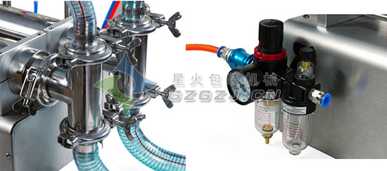 雙頭液體灌裝機(jī)細(xì)節(jié)展示