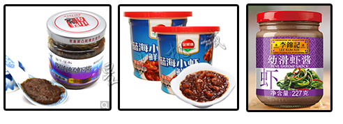 蝦醬灌裝機(jī)包裝樣品展示